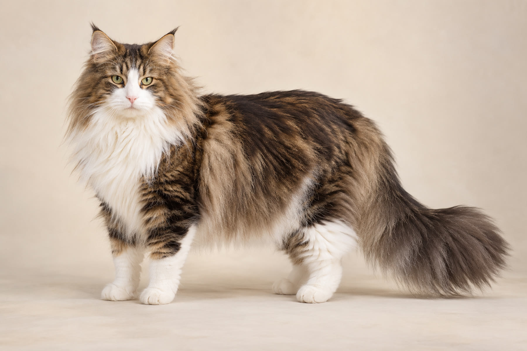 Illustrative Norwegian Forest Cat breed image