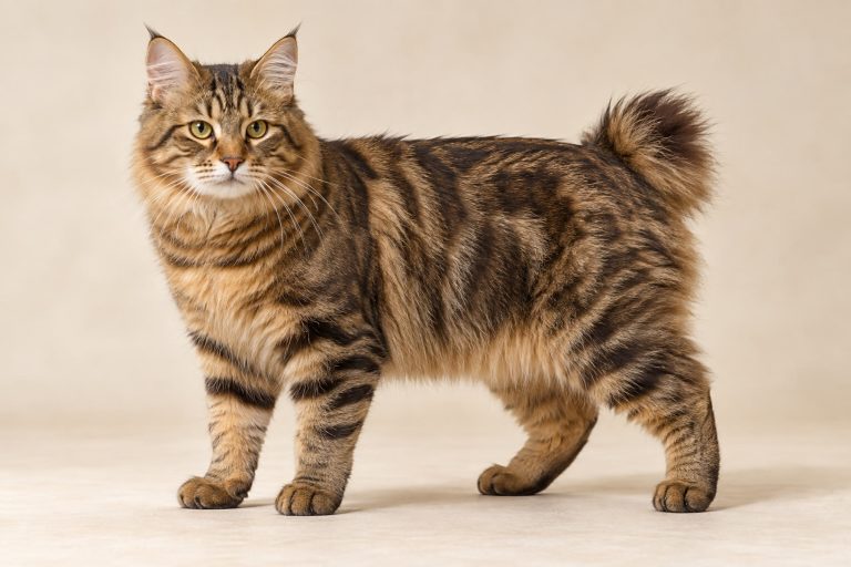 Kurilian Bobtail cat breed