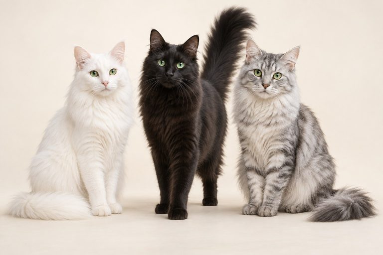 Russian White, Black and Tabby cat breed