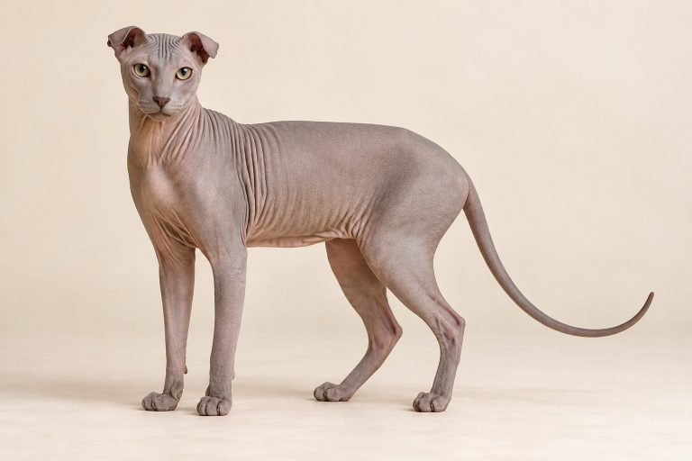 Ukrainian Levkoy cat breed